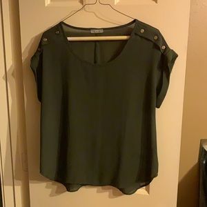 Olive Green Blouse